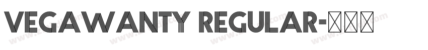 Vegawanty Regular字体转换